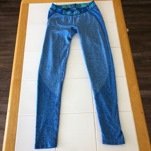 Blue Gymshark Flex Low Rise Leggings Sz Medium